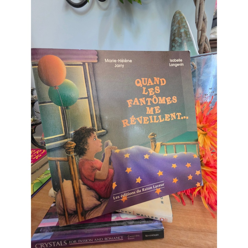 Vintage French Children's Book: Quand les fantômes me réveillent (1991)